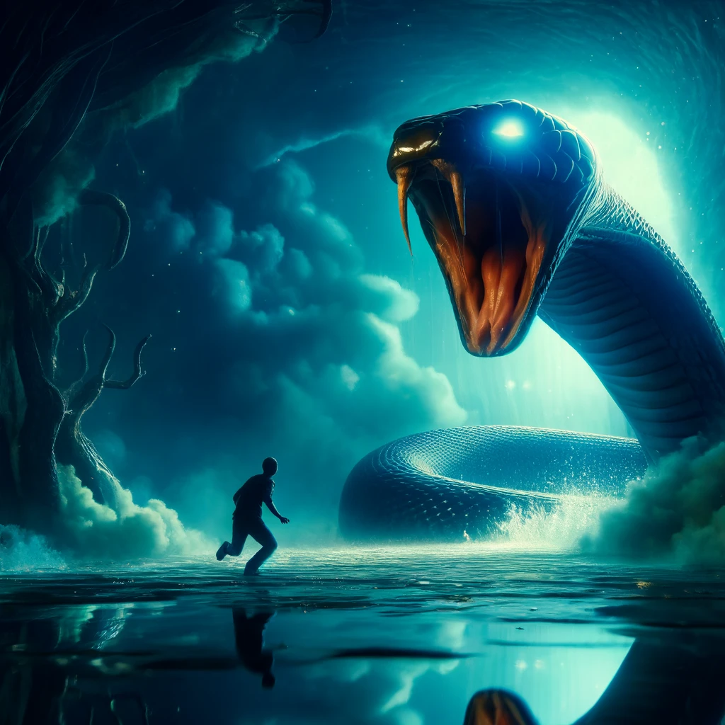 Qual o significado de sonhar com Cobra e Água