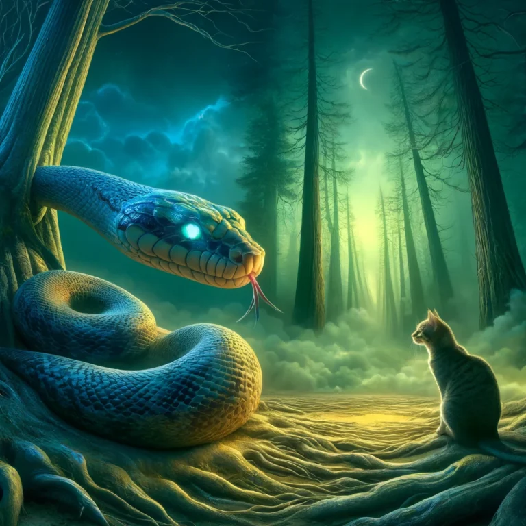 qual o significado de sonhar com cobra e gato juntos