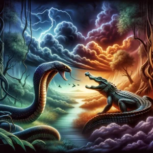 qual o significado de sonhar com cobra e jacaré