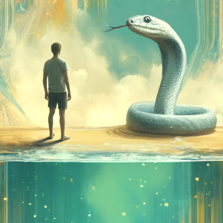 Qual o significado de sonhar com cobra em água limpa