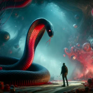 Qual o significado de sonhar com Cobra Preta e Vermelha