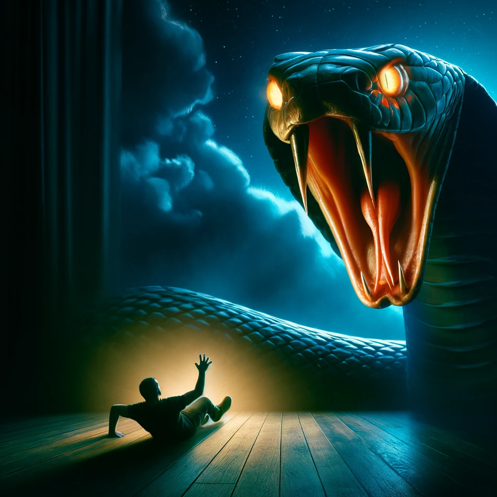 Significado de sonhar com Cobra Lhe Atacando